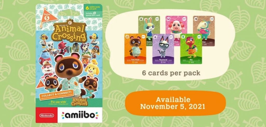 carte amiibo Animal Crossing