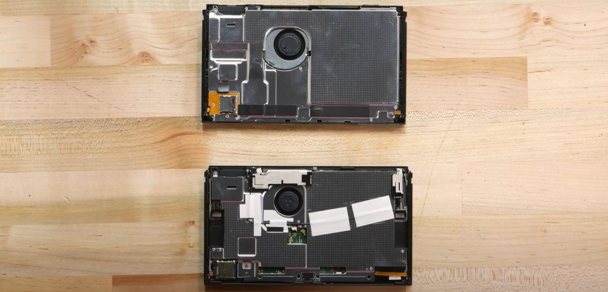 Ecco come si presenta Nintendo Switch OLED vista dall'interno