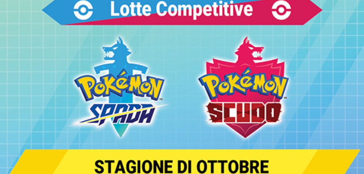 La stagione di ottobre delle Lotte Competitive ha inizio in Pokémon Spada e Scudo