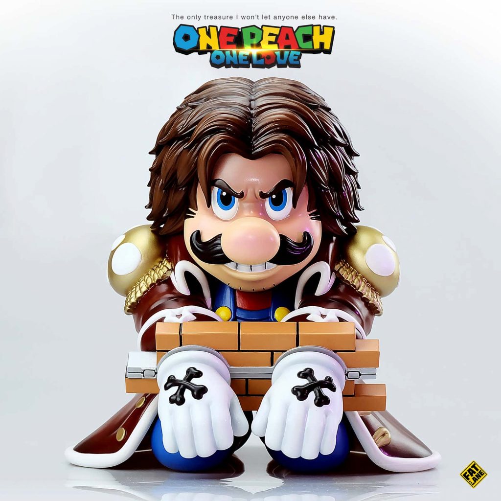 one piece super mario one peach one love