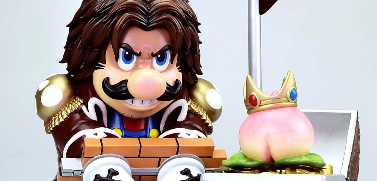In vendita per 440 dollari una statua crossover tra Super Mario e One Piece