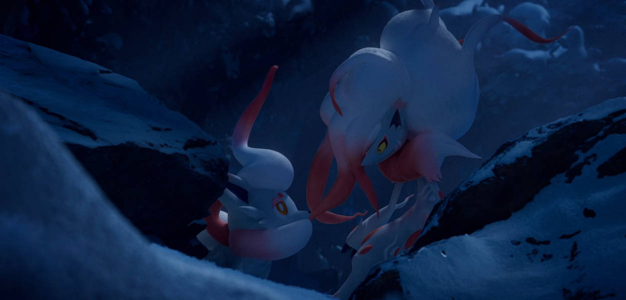 Mostrati Zorua e Zoroark di Hisui nel trailer restaurato di Leggende Pokémon: Arceus