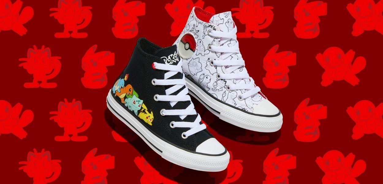 In arrivo la nuova collezione di Converse Pokémon