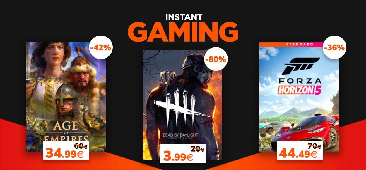 Black Friday Instant Gaming: da Age of Empires IV a Dead by Daylight, ecco le migliori offerte