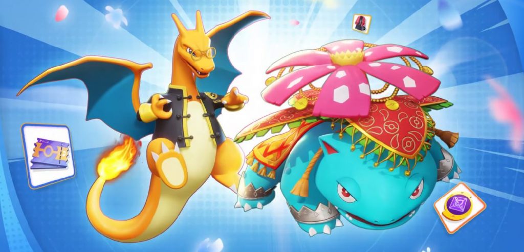 Copertina raffigurante le nuove Holowear che saranno presenti nella prossima stagione di Pokémon Unite