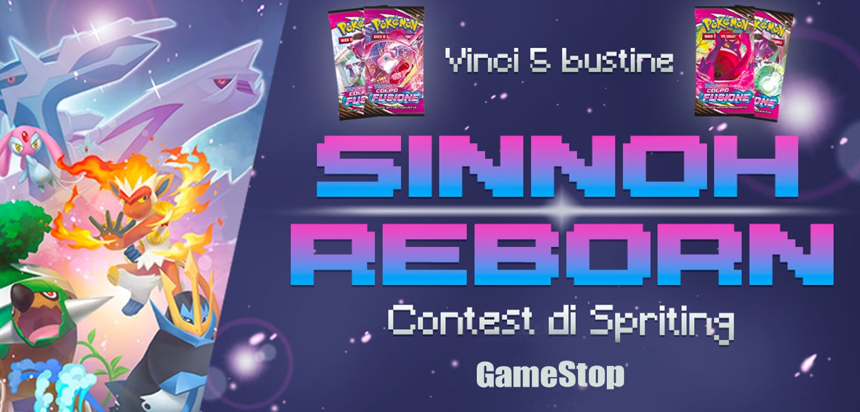 Ritorna a Sinnoh con il nuovo Contest di Spriting e vinci bustine dell'espansione Colpo Fusione!