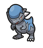 Cranidos, uno dei Pokémon dei Capipalestra di Pokémon Diamante Lucente e Perla Splendente.
