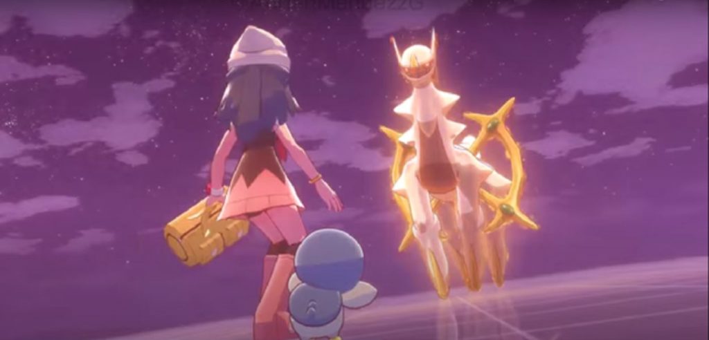 Evento Arceus Pokémon Diamante Lucente e Perla Splendente realizzato da un fan