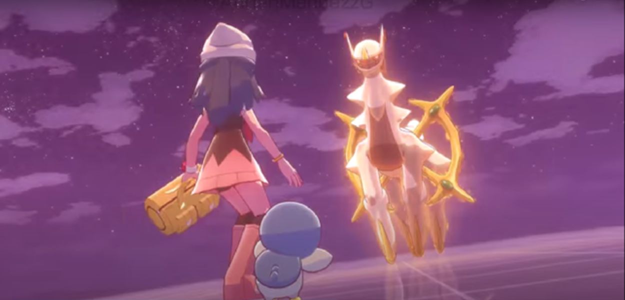 Un fan crea la sua versione dello scontro con Arceus in Pokémon Diamante Lucente e Perla Splendente