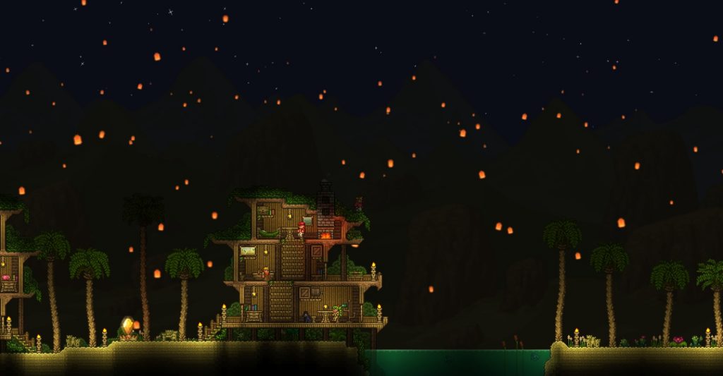 Terraria Journey's End Notte delle Lanterne