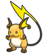 Raichu, uno dei Pokémon dei Capipalestra di Pokémon Diamante Lucente e Perla Splendente