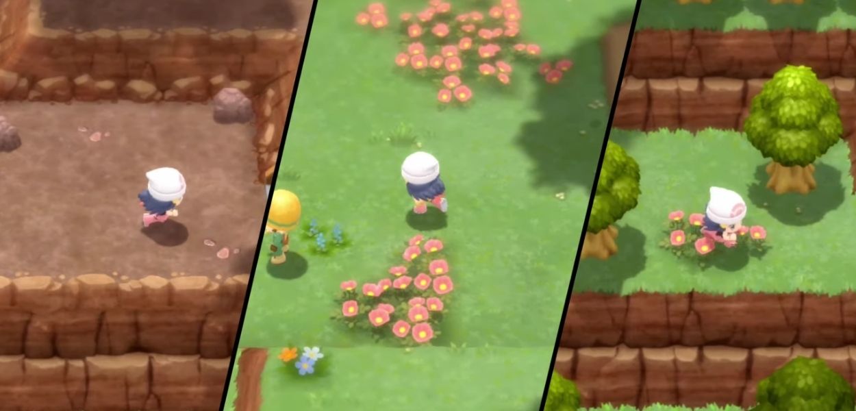Rivelato ufficialmente il Parco Rosa Rugosa in Pokémon Diamante Lucente e Perla Splendente