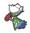 Roserade, uno dei Pokémon dei Capipalestra di Pokémon Diamante Lucente e Perla Splendente.