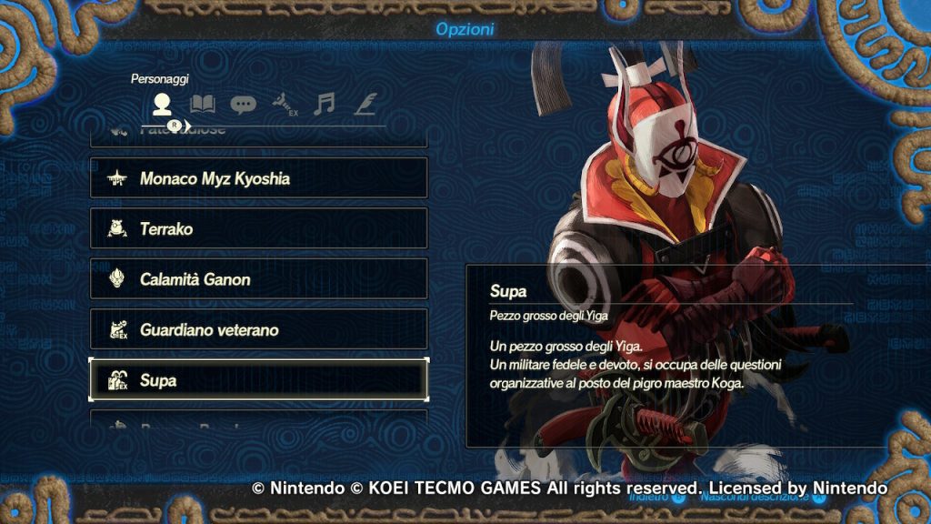 Personaggio segreto del DLC finale di Hyrule Warriors