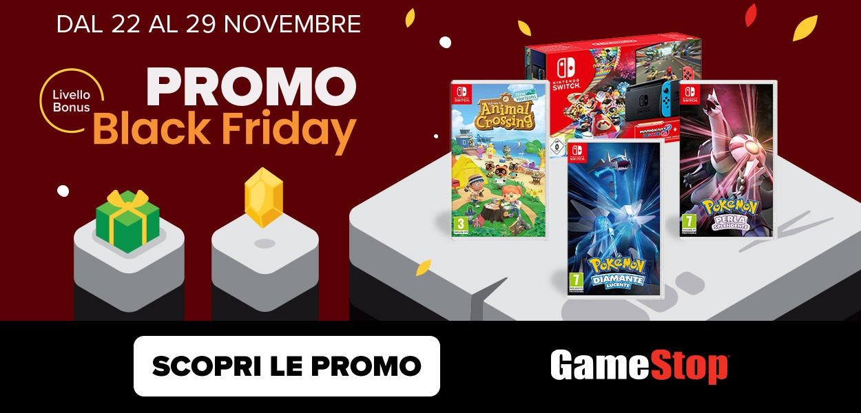 Black Friday 2021: ecco tutte le offerte Nintendo da GameStop