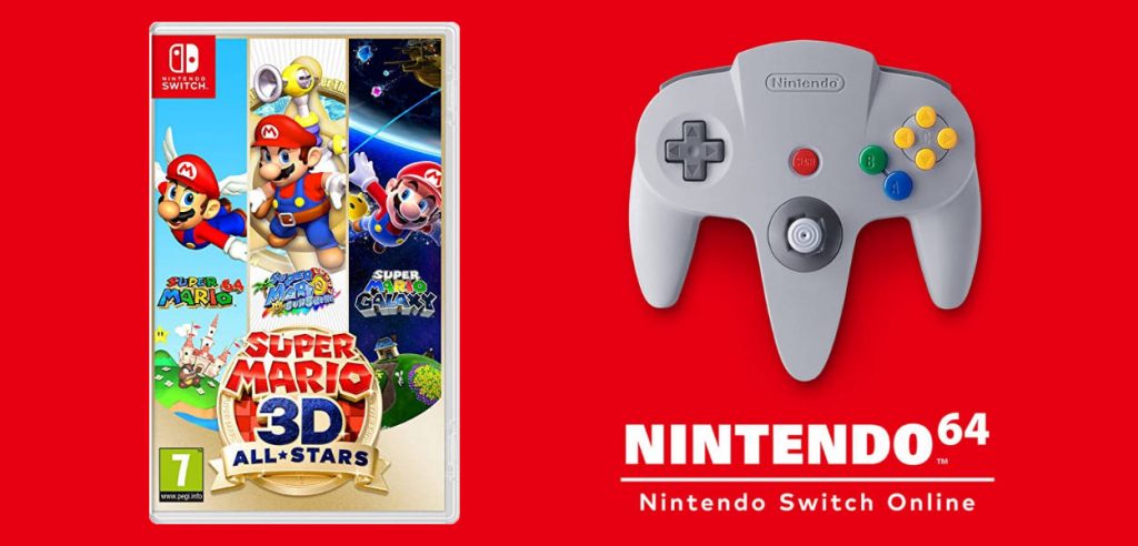 controller nintendo 64 super mario 3d all stars