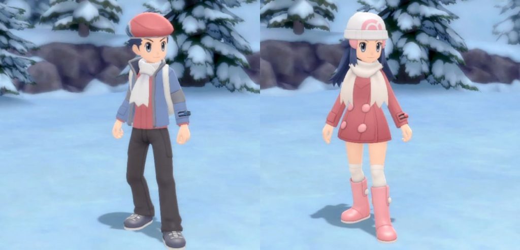 outfit di Pokémon Platino