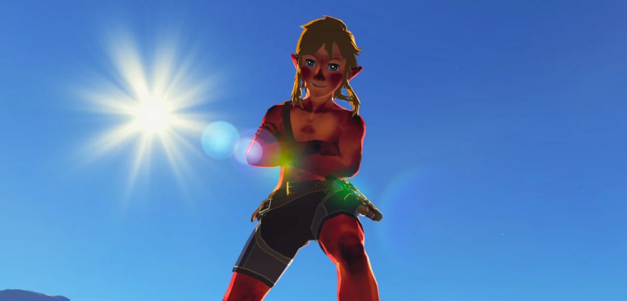 Link può scottarsi al sole in Zelda: Breath of the Wild