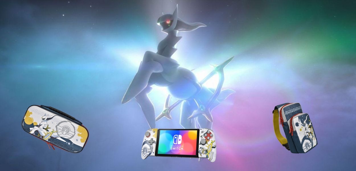 Leggende Pokémon Arceus: aperti i preordini su Amazon degli accessori per Nintendo Switch di HORI