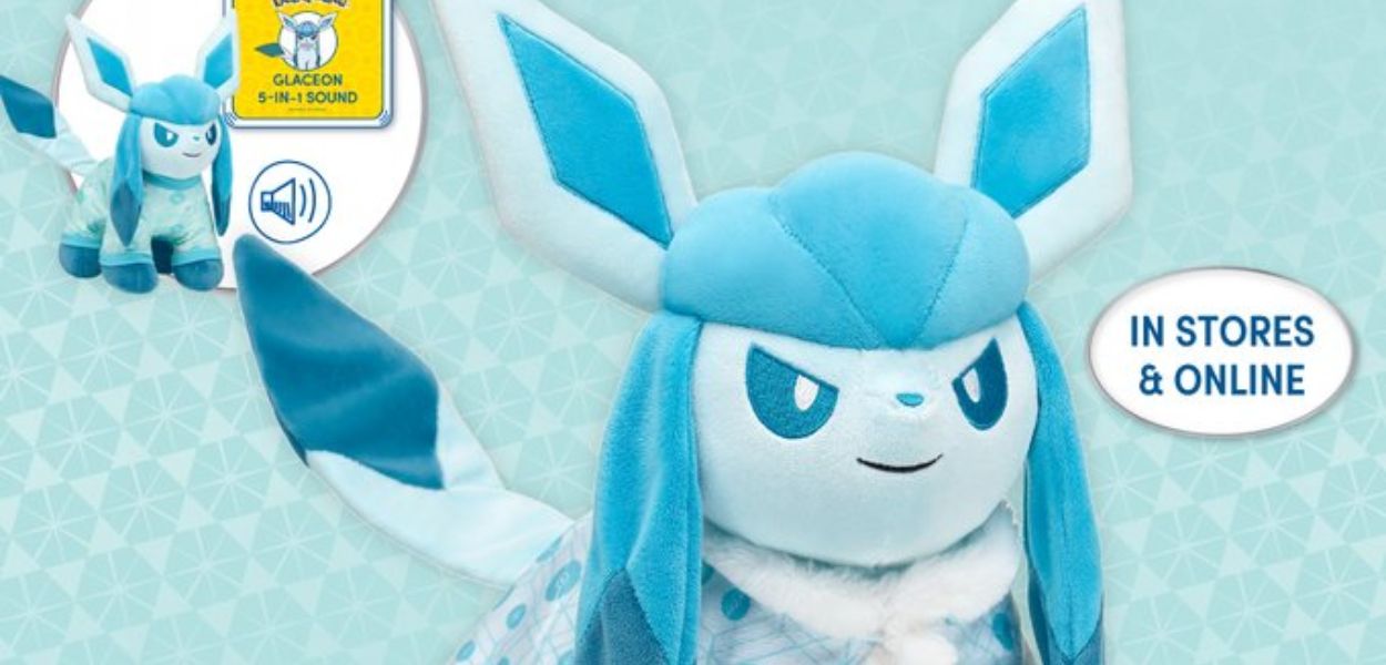 Build-A-Bear presenta un nuovo peluche di Glaceon