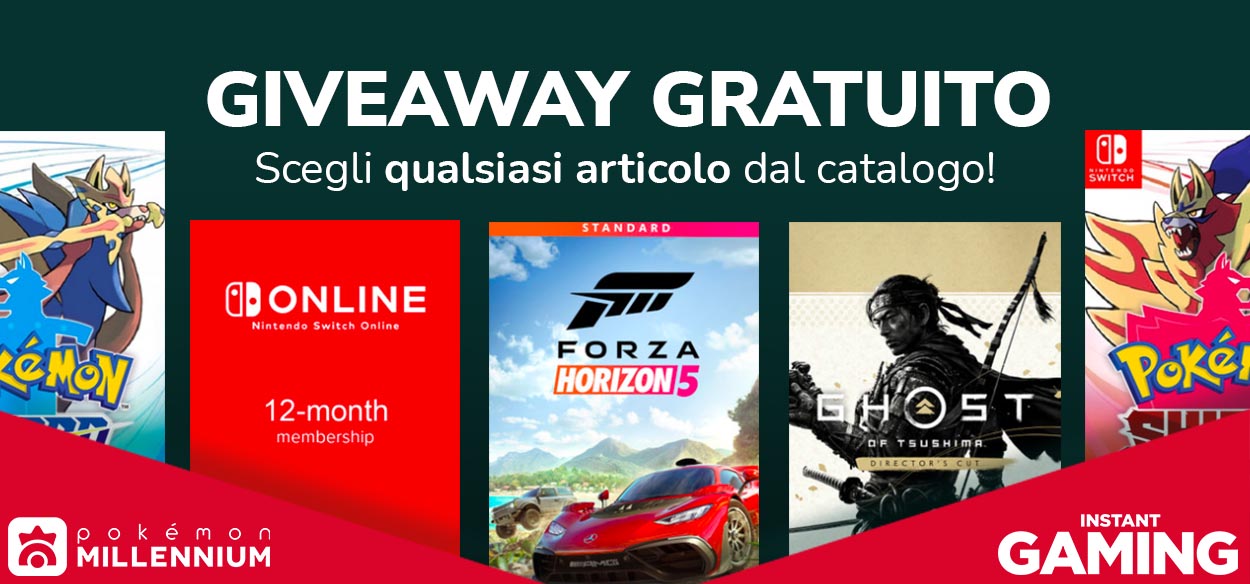 Giveaway di Instant Gaming: ricevi gratis qualsiasi videogioco, credito o abbonamento online!