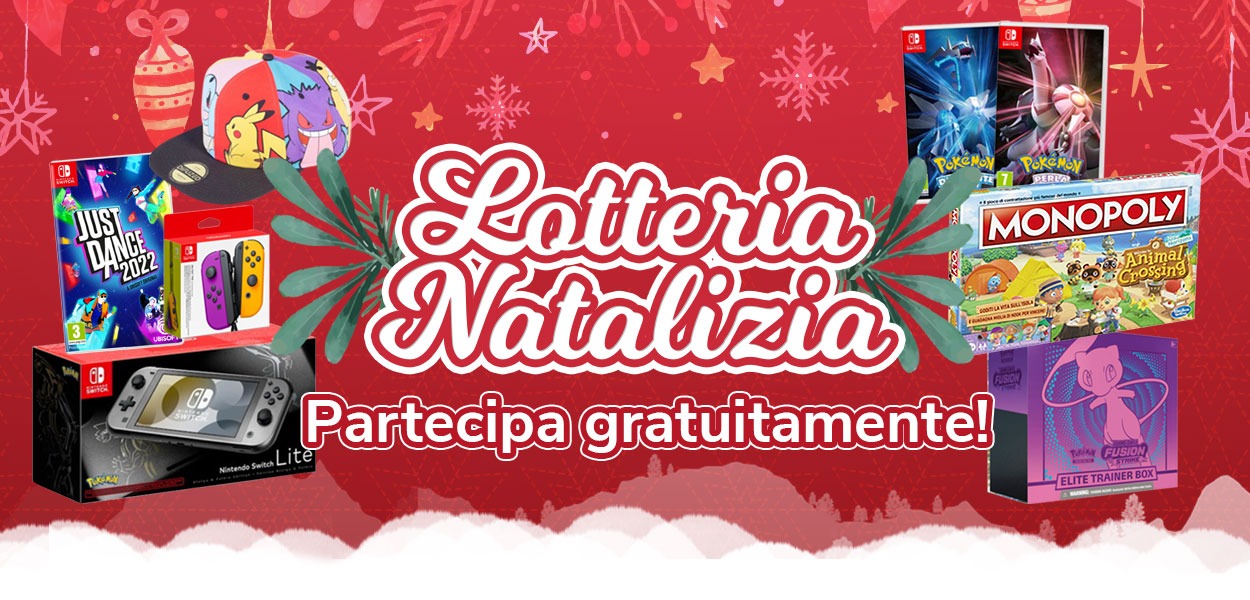 Grandi premi in palio nella lotteria natalizia 2021 di Pokémon Millennium: PARTECIPAZIONE GRATUITA!