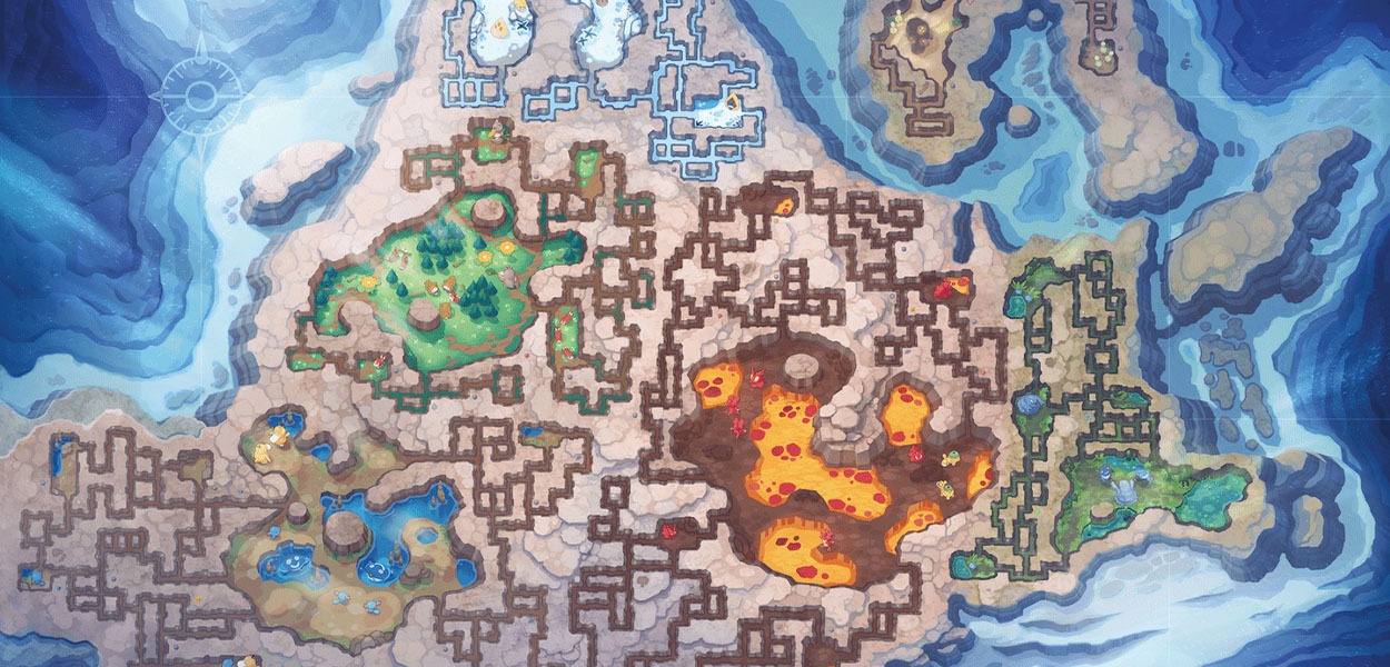 Pokémon Diamante Lucente e Perla Splendente: la mappa completa dei Grandi Sotterranei