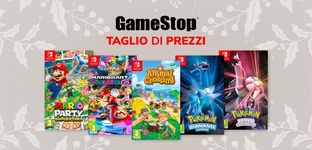 GameStop taglia i prezzi per Natale sui titoli più amati per Nintendo Switch