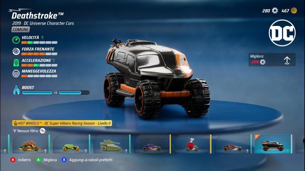 Hot Wheels di Deathstroke