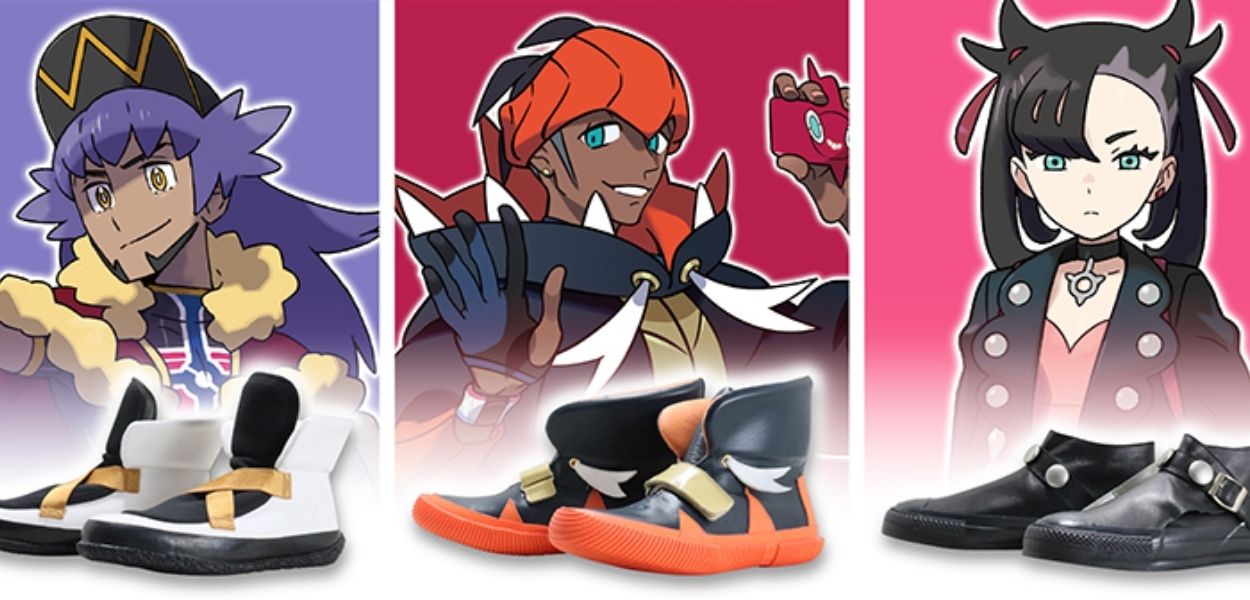 In Giappone arrivano le scarpe ispirate agli Allenatori di Galar e ad alcuni Pokémon