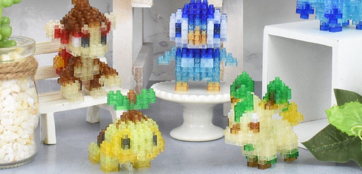 Dei nuovi splendenti Nanoblock dei Pokémon di Sinnoh saranno presto disponibili
