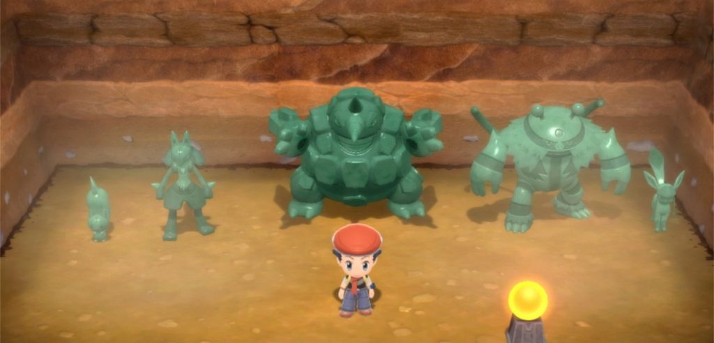 statue pokémon diamante perla