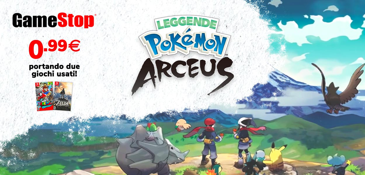 Leggende Pokémon: Arceus a 0,99€ con la promozione usato da GameStop
