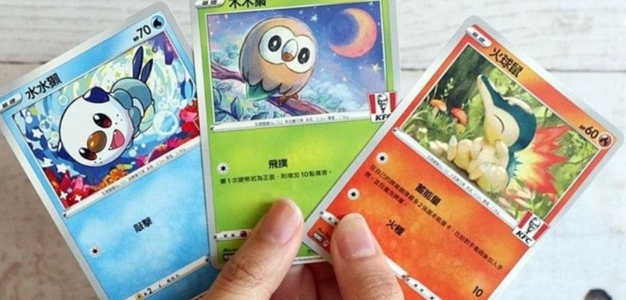 KFC rilascia delle carte promozionali dei Pokémon Iniziali di Leggende Pokémon: Arceus