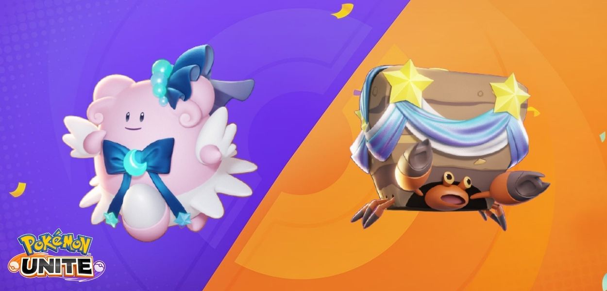 Pokémon Unite: disponibili i nuovi Holowear di Blissey e Crustle
