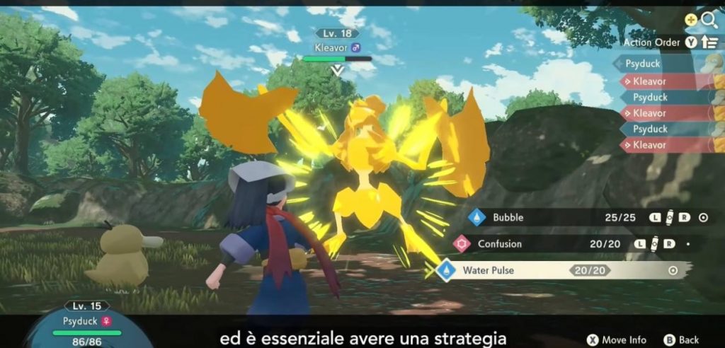 Leggende Pokémon Arceus mosse