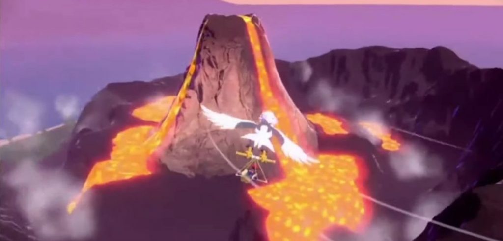 Leggende Pokémon Arceus vulcano