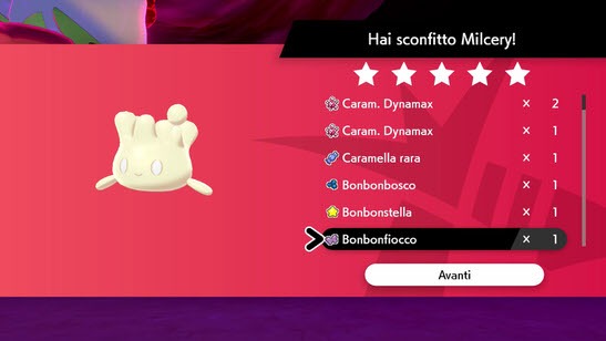 Milcery ritorna nei Raid Dynamax di Pokémon Spada e Scudo.