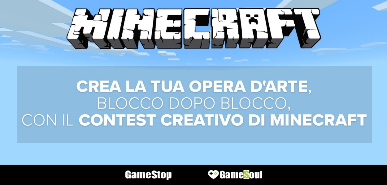 Vinci premi Xbox con il contest creativo a tema Minecraft di GameStop