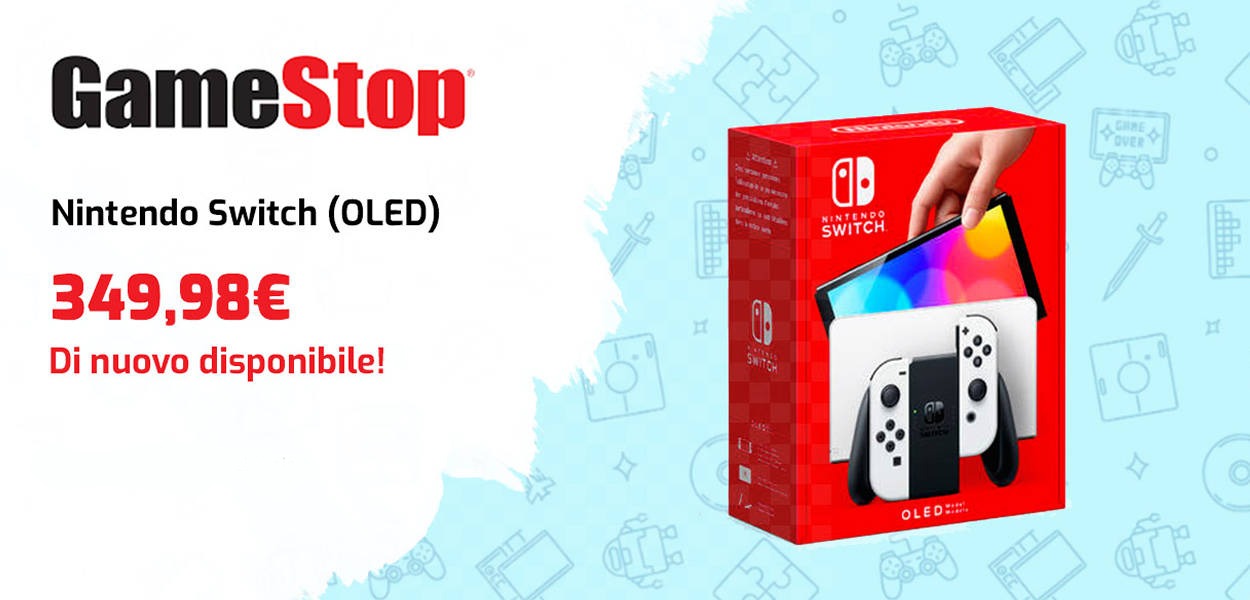 Nintendo Switch OLED è nuovamente disponibile in Italia da GameStop
