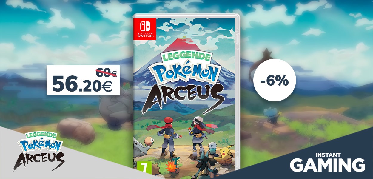 Leggende Pokémon: Arceus acquistabile ora in sconto su Instant Gaming