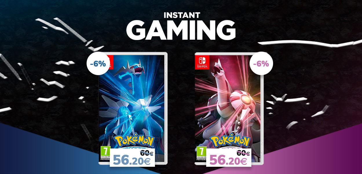 Pokémon Diamante Lucente e Perla Splendente ora in sconto su Instant Gaming