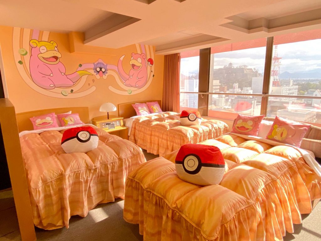 Pokémon Slowpoke Kagawa hotel
