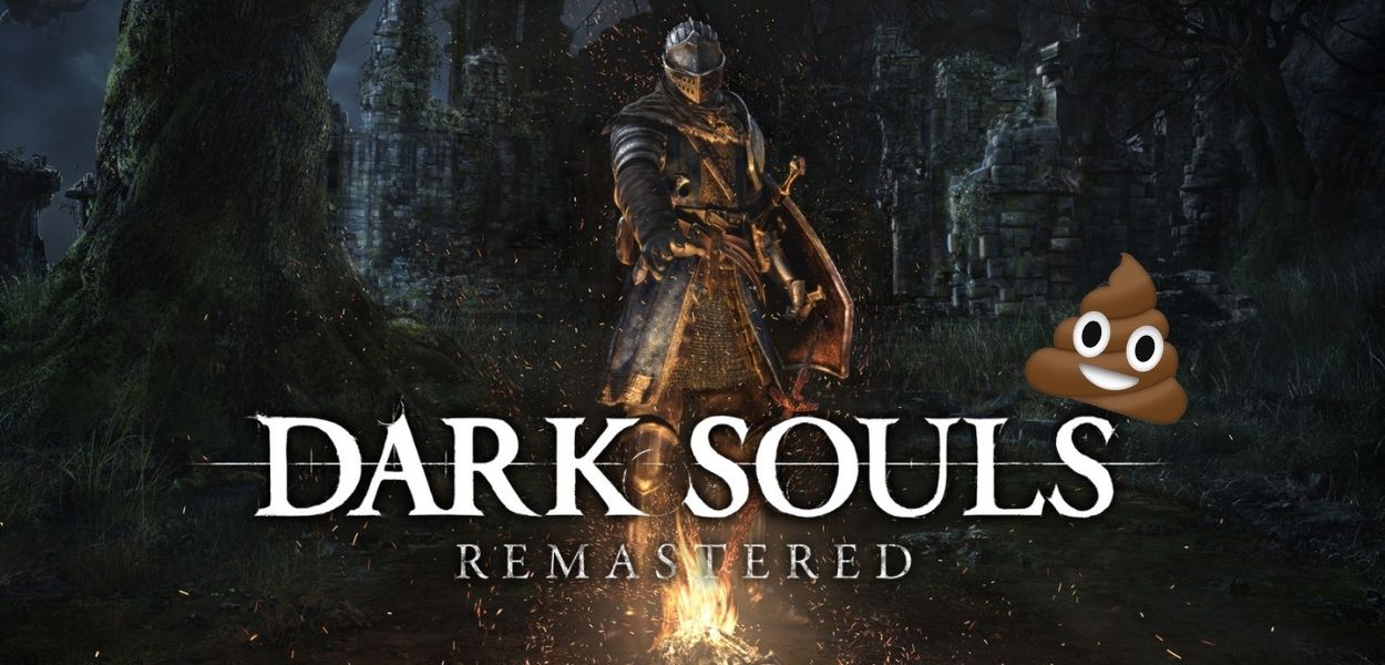 Un giocatore sconfigge i boss di Dark Souls lanciandogli solo escrementi