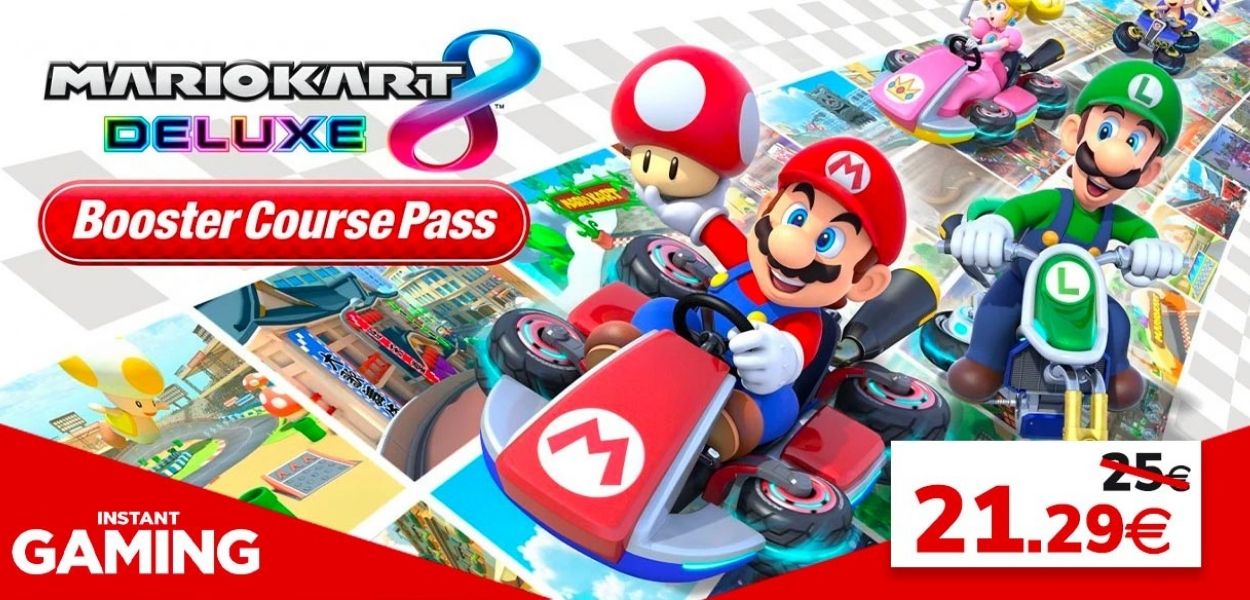 Mario Kart 8 Deluxe - Booster Course Pass è disponibile in preordine scontato su Instant Gaming