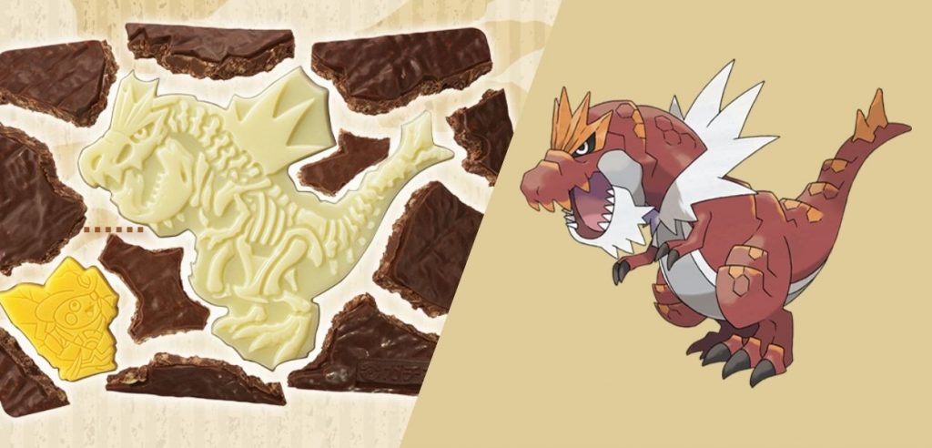 Pokémon fossili tavolette cioccolato