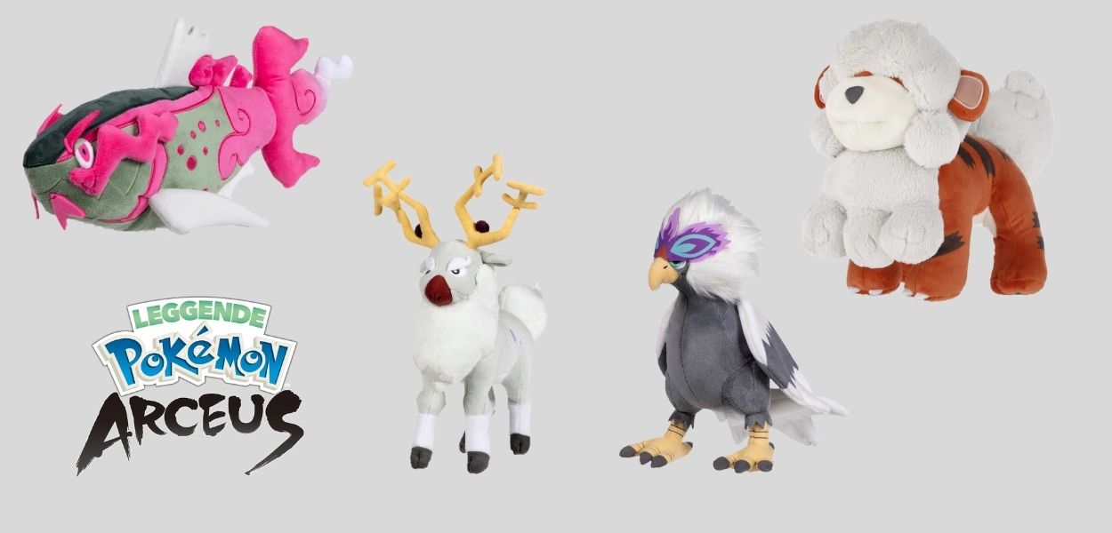 I peluche dei Pokémon di Hisui arrivano nei Pokémon Center