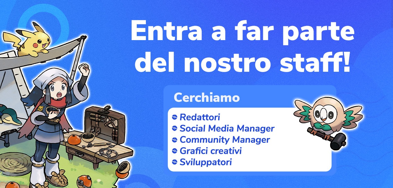 Entra a far parte del nostro staff: sono aperte le Candidature!