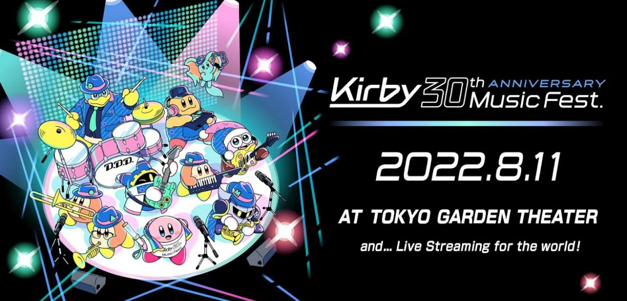 In estate si terrà un Festival della Musica in occasione del 30° anniversario di Kirby