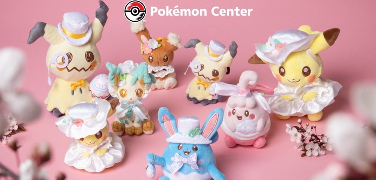 Nei Pokémon Center è già primavera con i nuovi peluche a tema